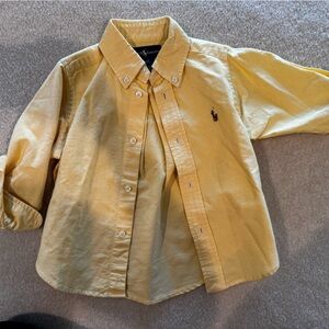 Polo by Ralph Lauren Kids Yellow Button Down Shirt